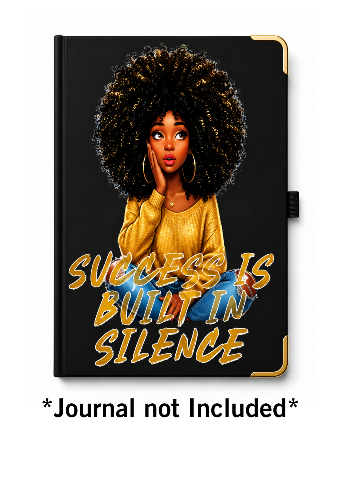 Inspirational Black Woman Affirmation UV DTF A5 Journal Decal Bundle I 6 Designs