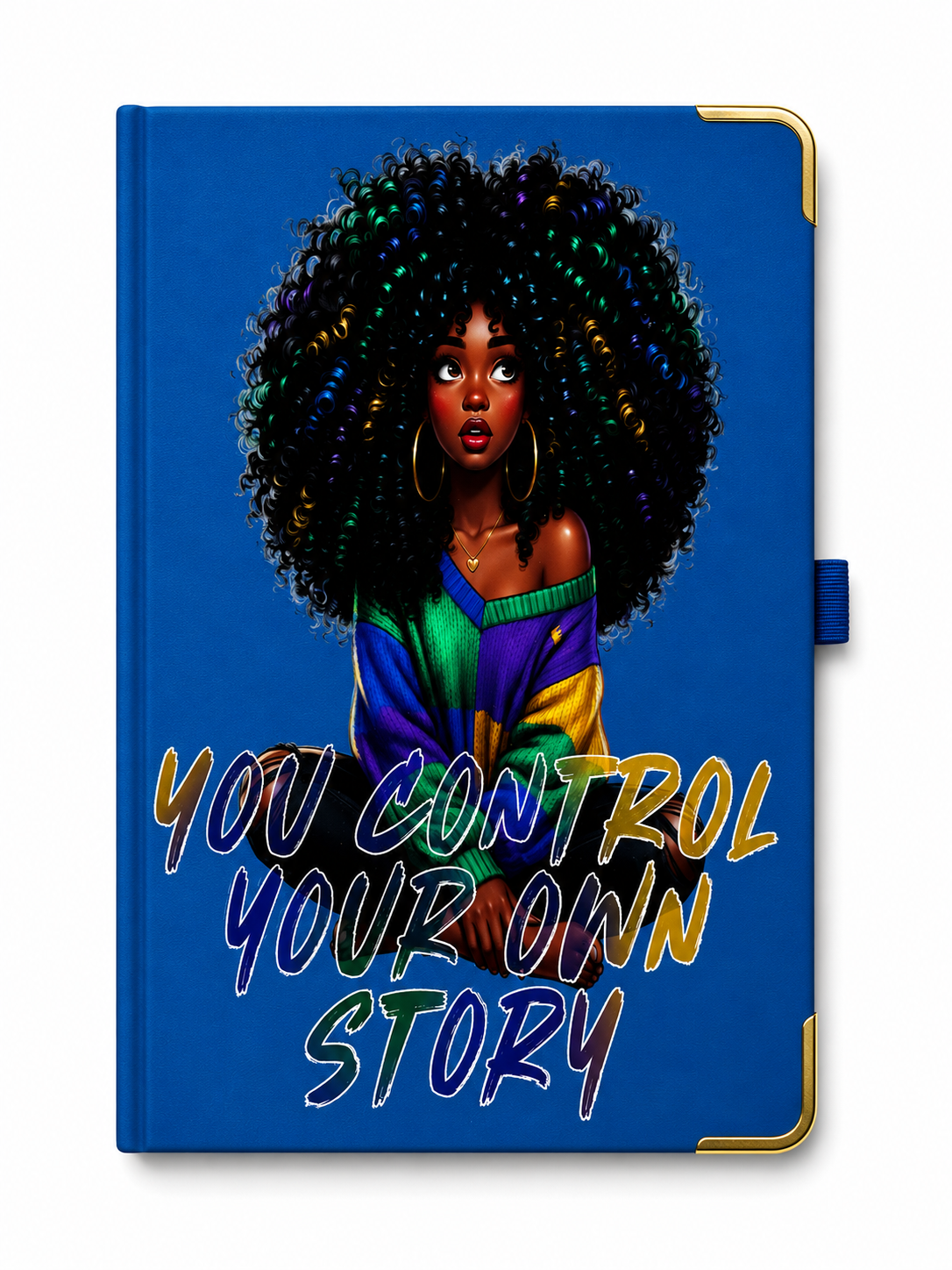 Inspirational Black Woman Affirmation Journal | A5 Hardcover Notebook
