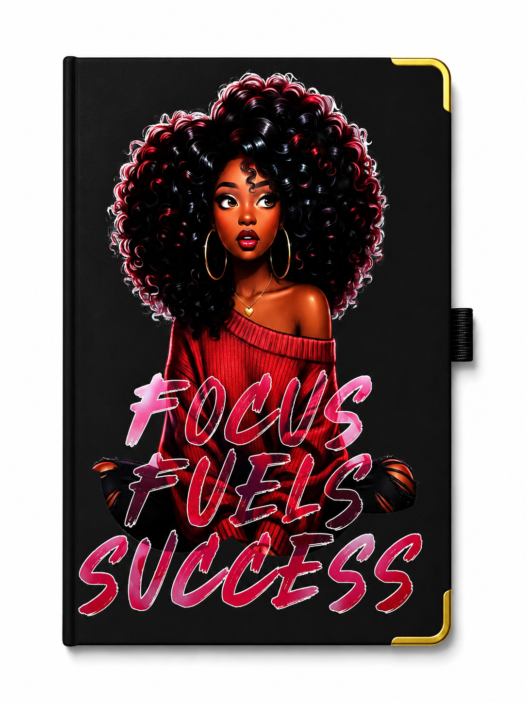Inspirational Black Woman Affirmation Journal | A5 Hardcover Notebook