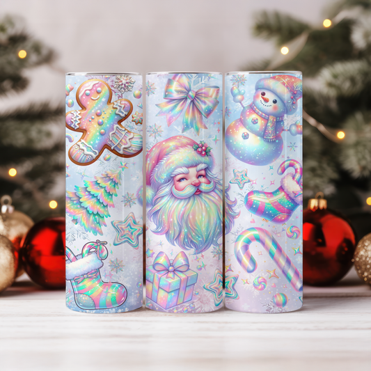 Holographic Christmas Magic Tumbler I 20oz