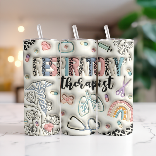 Respiratory Therapist Tumbler | Healthcare Appreciation Gift  I 20oz