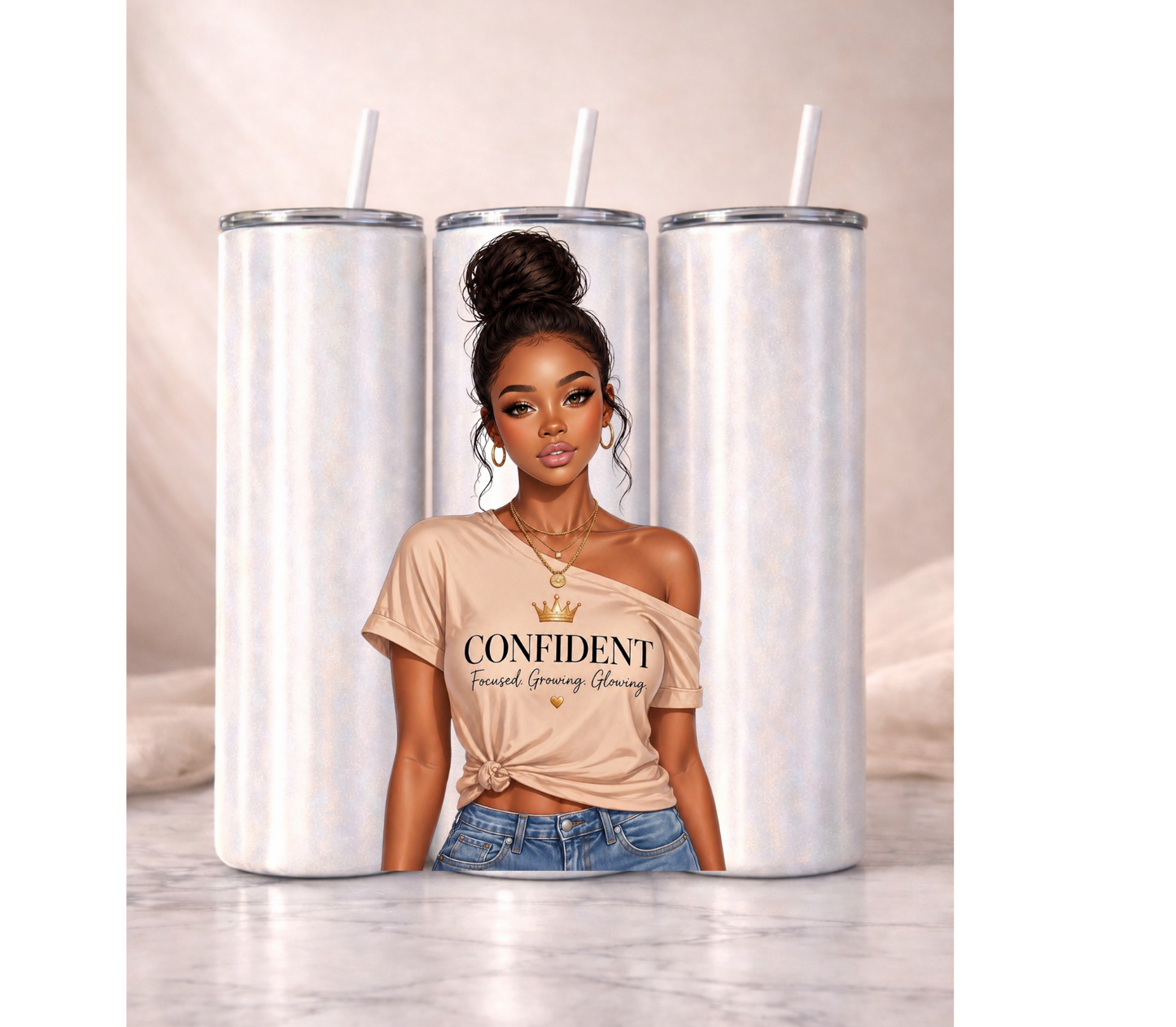 Confident & Growing I 30oz Tumbler
